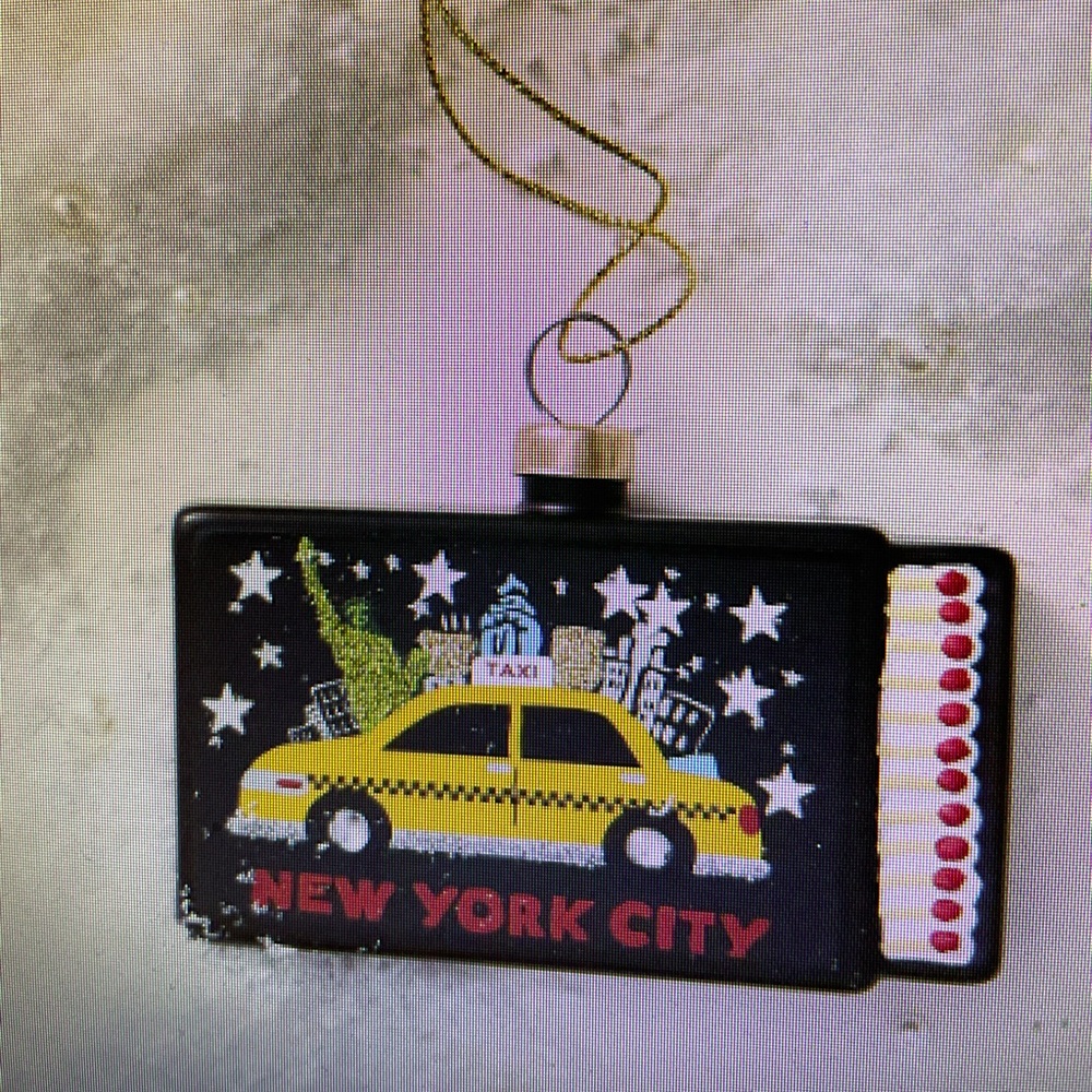❤️ ANTHROPOLOGIE Furbish Studio Matchbook Ornament: NYC Edition